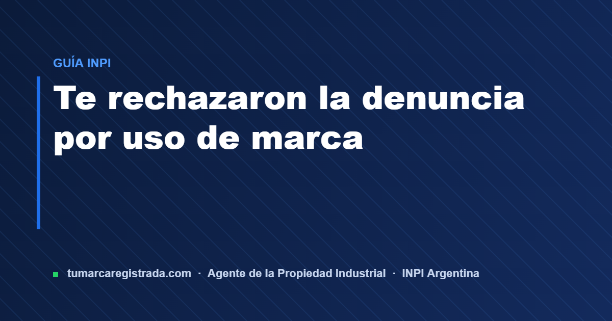 Mercado libre — guía de Tu Marca Registrada, agente INPI matrícula 3101