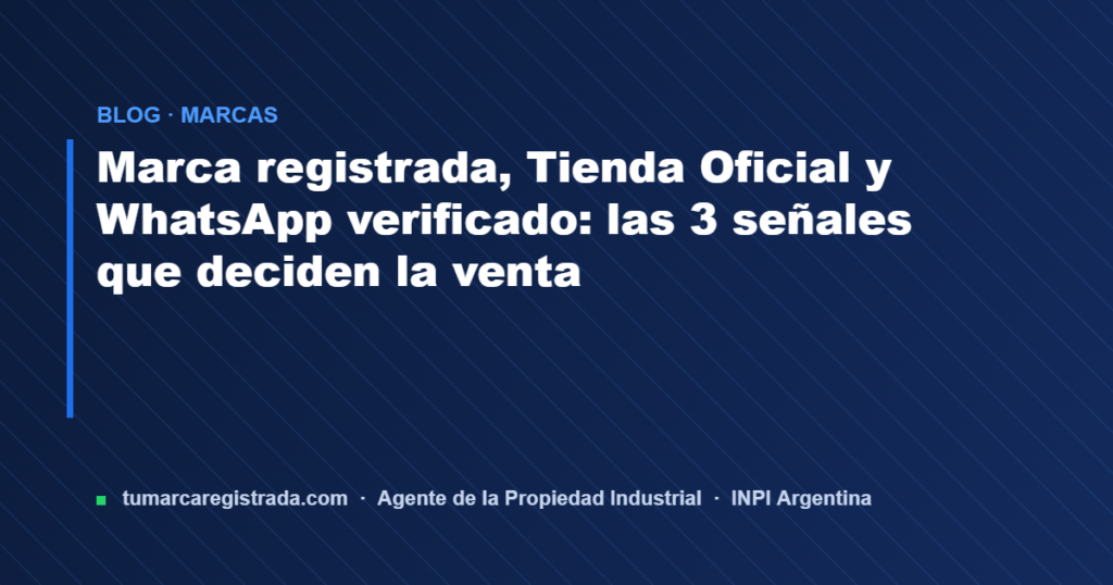 Tienda oficial — Tu Marca Registrada