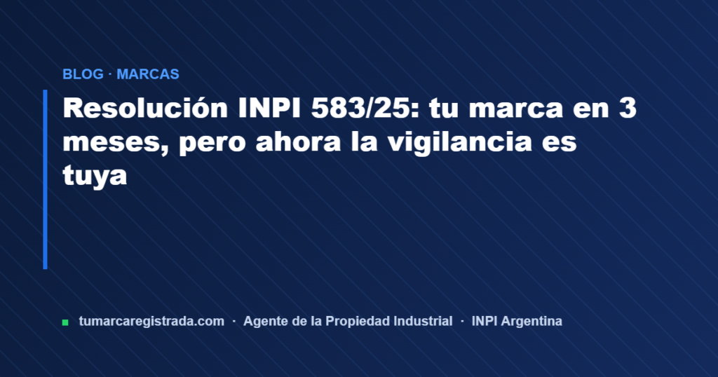 Resolucion inpi — Tu Marca Registrada