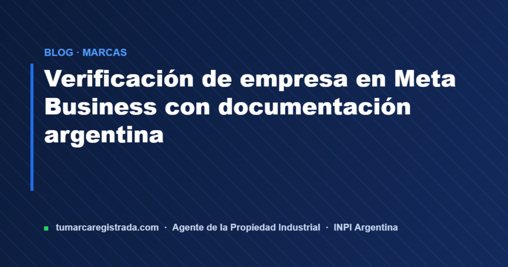 Meta business — Tu Marca Registrada